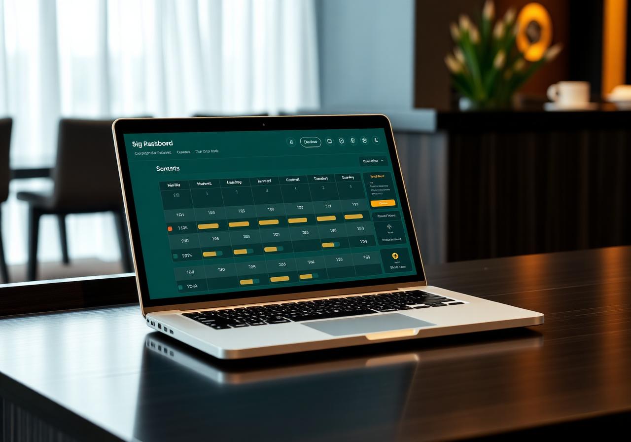 Bookone PMS dashboard